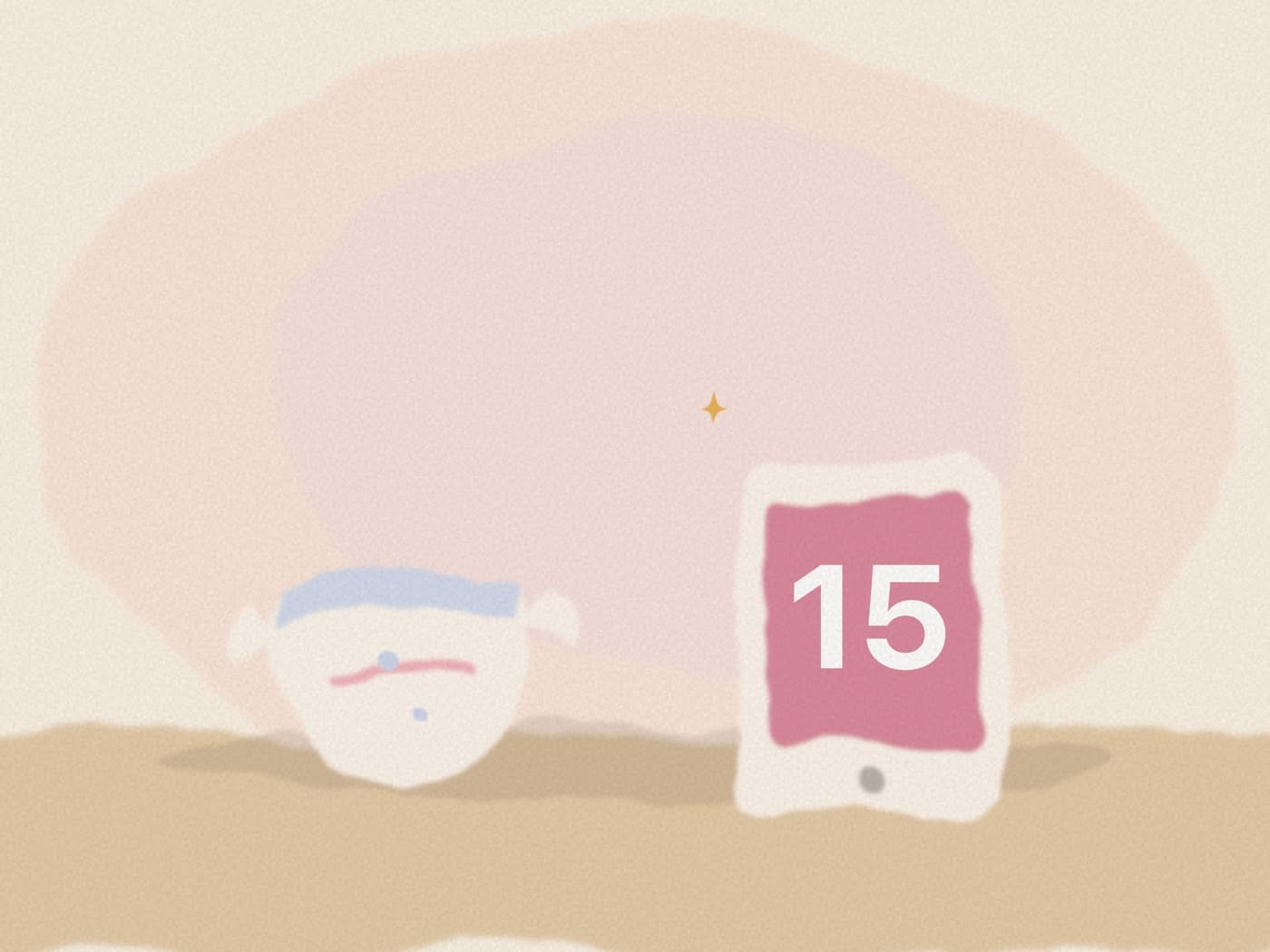 Couche de bébé posée sur une balance, illustrant le suivi du nombre de couches mouillées par jour