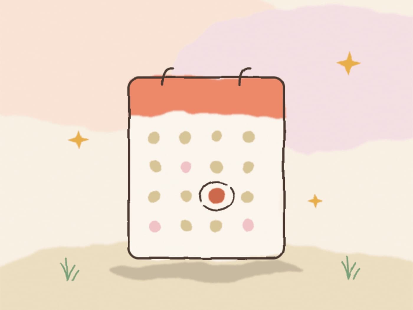 Calendrier de grossesse illustrant le 5e-6e mois, le bon moment pour créer sa liste de naissance