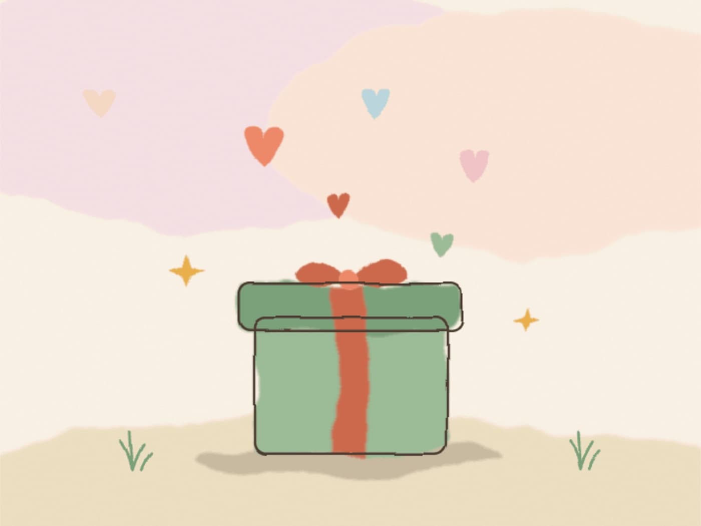 Plusieurs mains contribuant à une cagnotte commune pour un gros cadeau de naissance