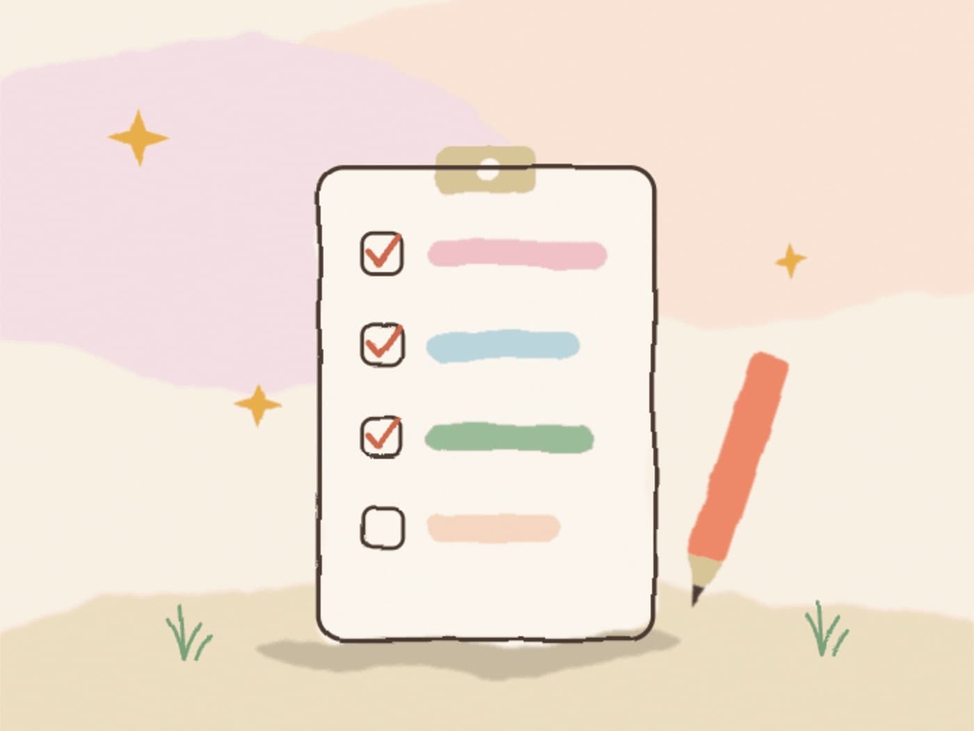 Check-list cochée des catégories d'une liste de naissance, par poste