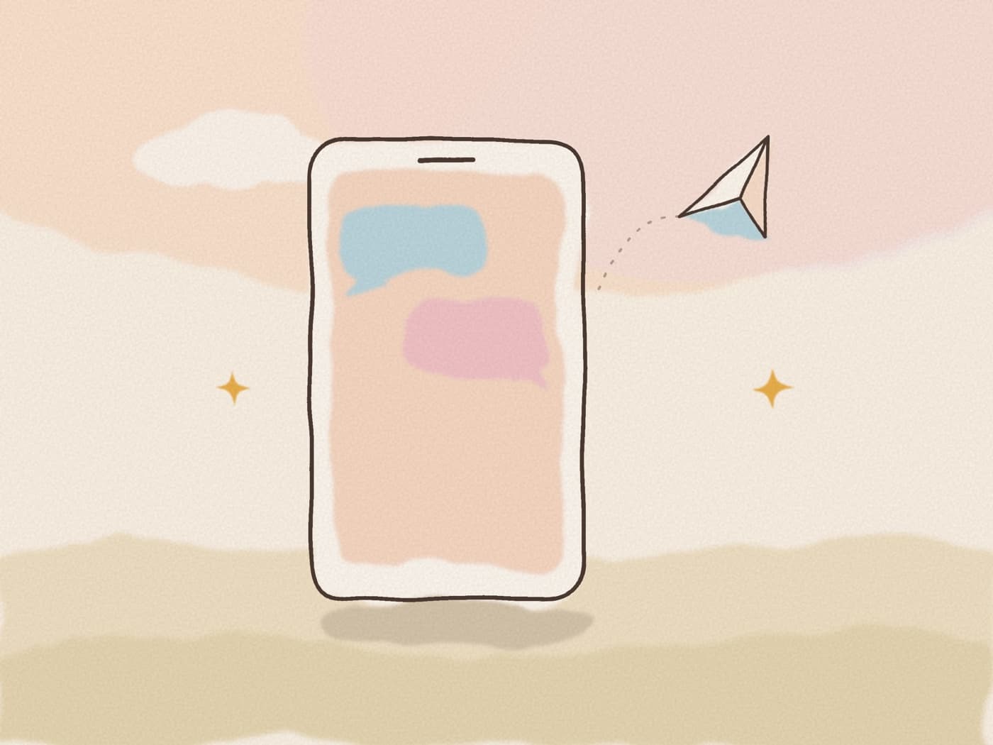 Téléphone silencieux, illustrant la situation où personne ne demande la liste et où il faut prendre les devants