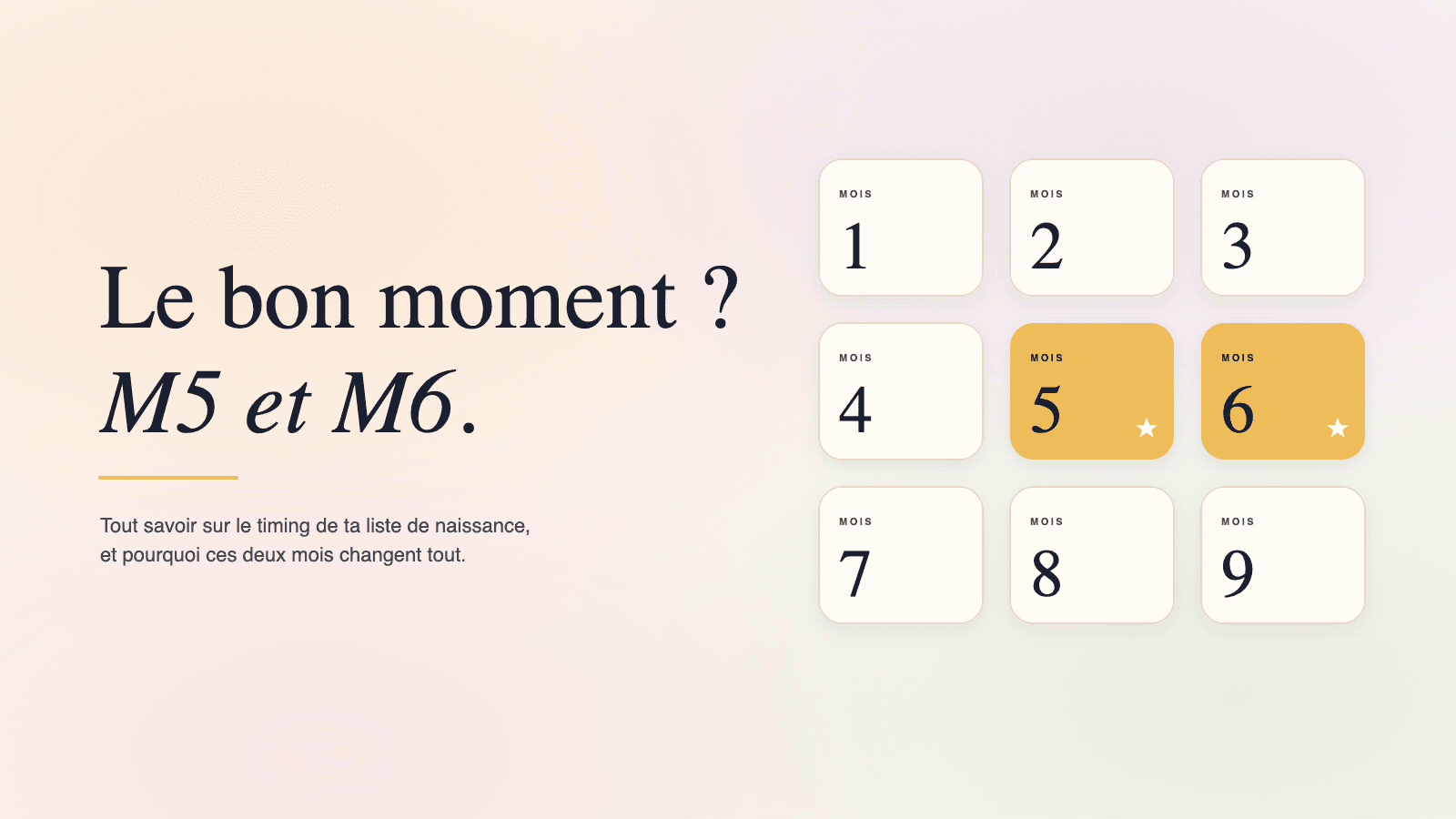 Quand commencer sa liste de naissance ?