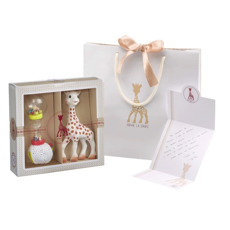 Coffret Naissance Sophie la Girafe + Hochet Soft Maracas